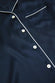 Poppy Navy Silk Satin Nightshirt
