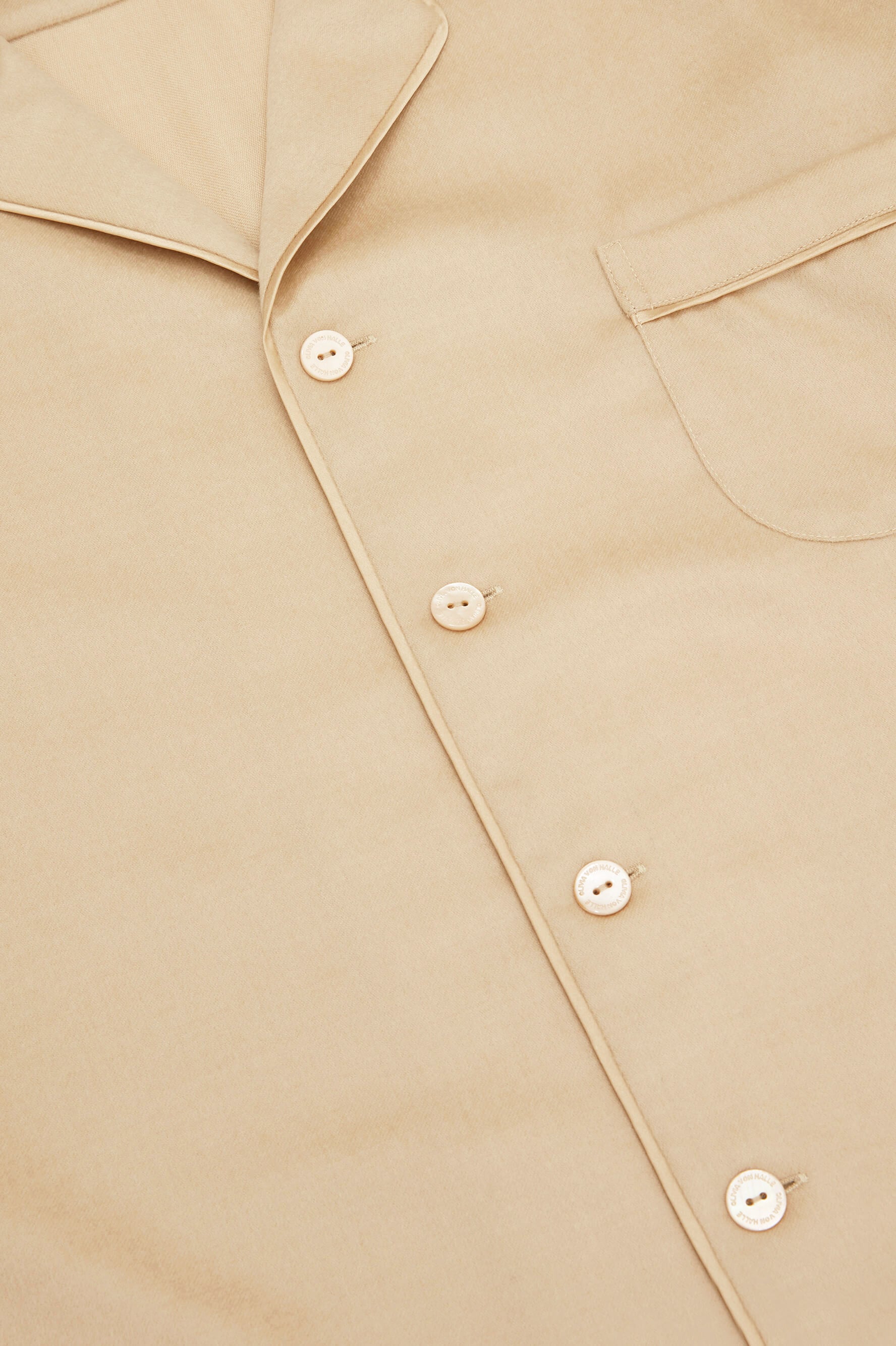 Vanderbilt Muscat Beige Pajamas in Cashmere