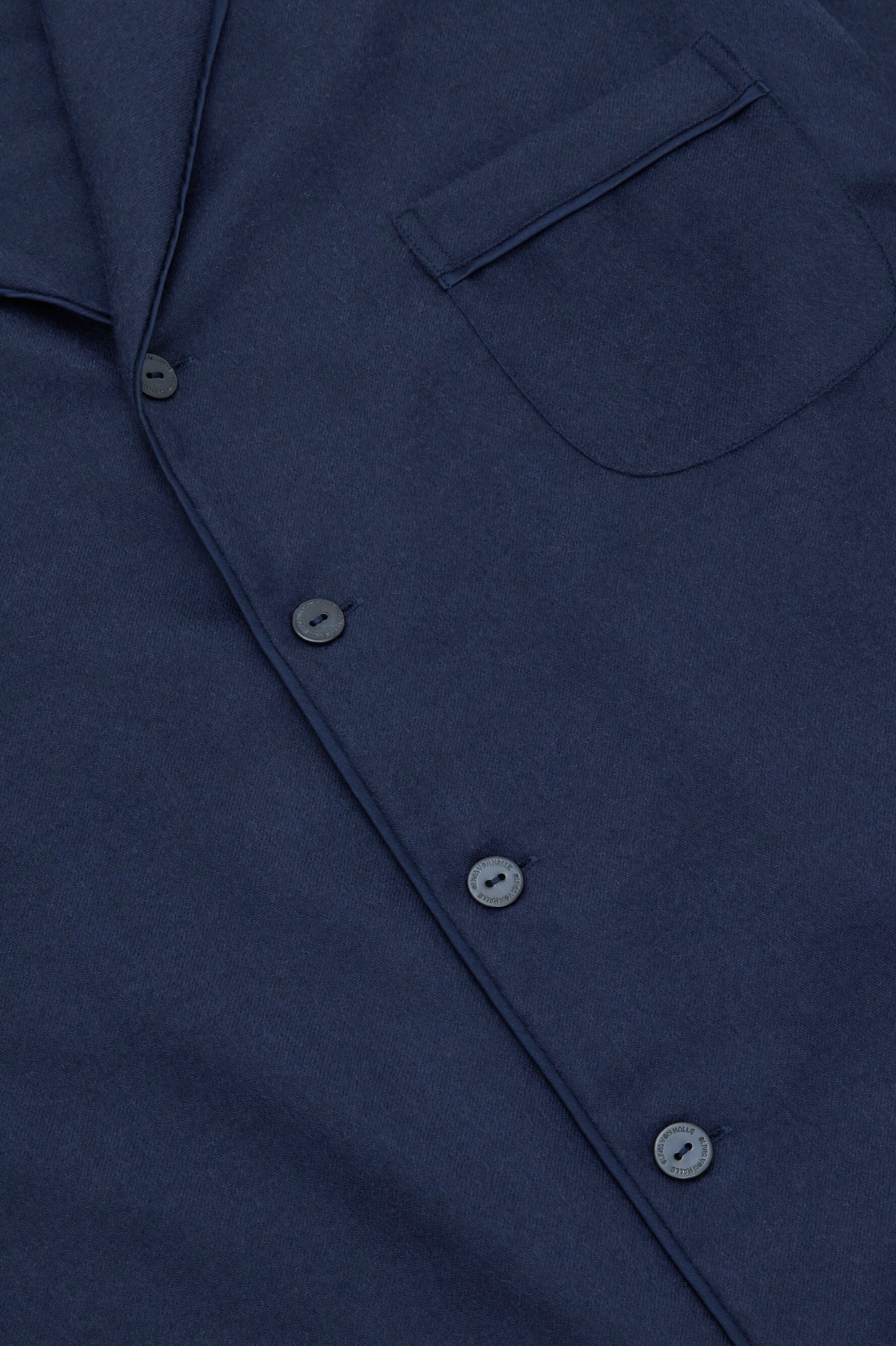 Vanderbilt Osaka Navy Pajamas in Cashmere