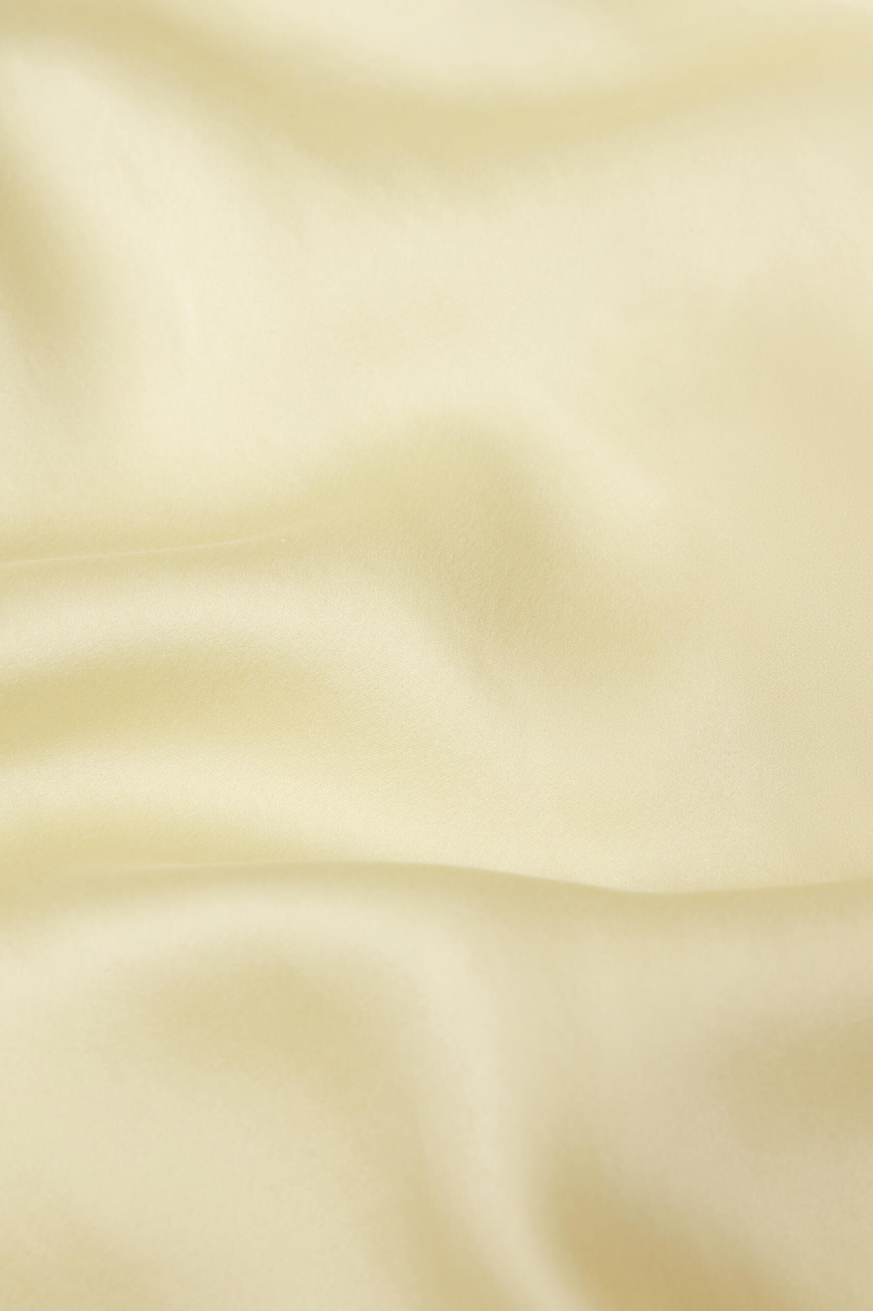Amina Pale Yellow Fringed Robe in Sandwashed Silk
