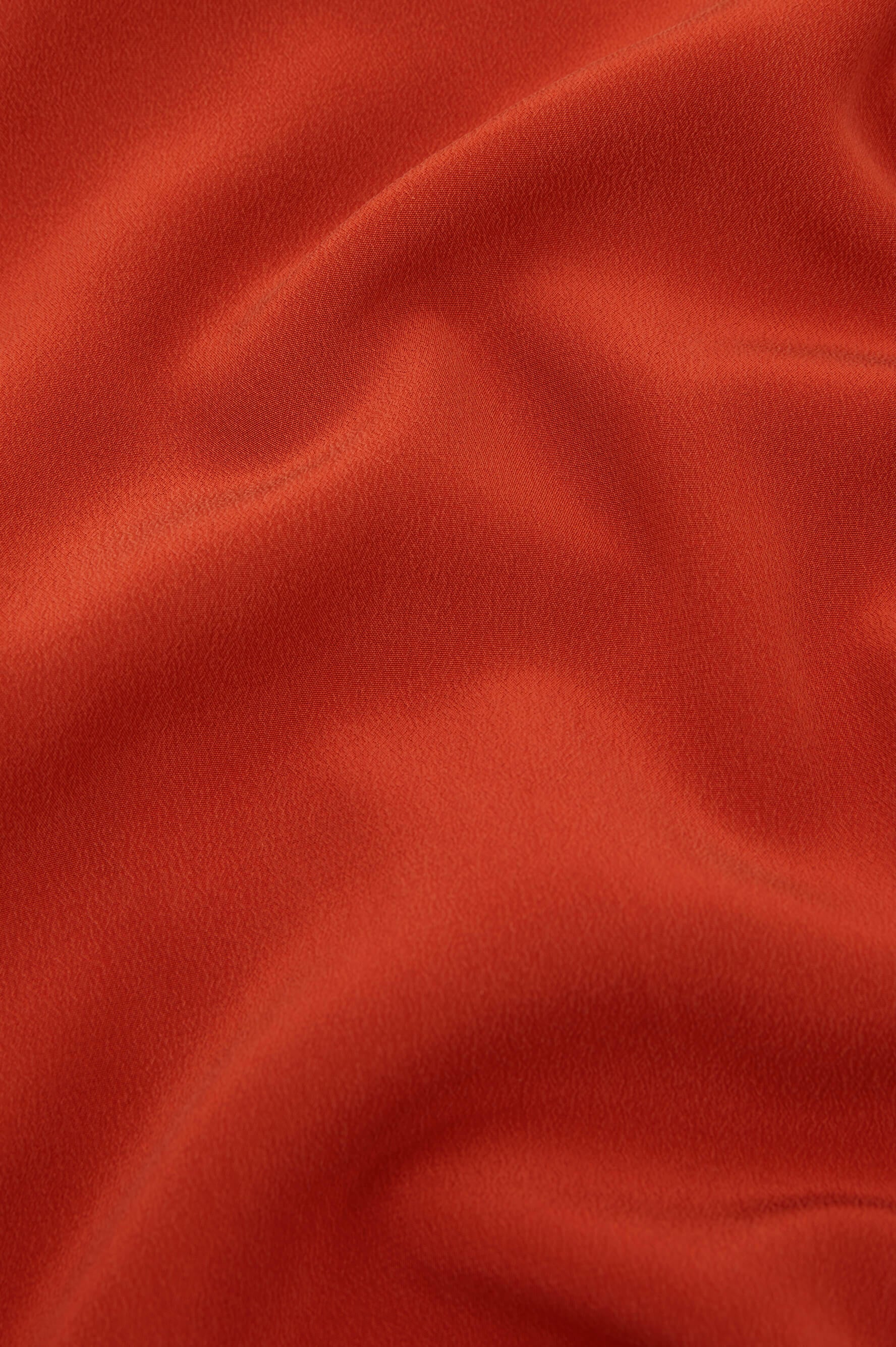 Calypso Red Camisole Set in Silk Crêpe de Chine
