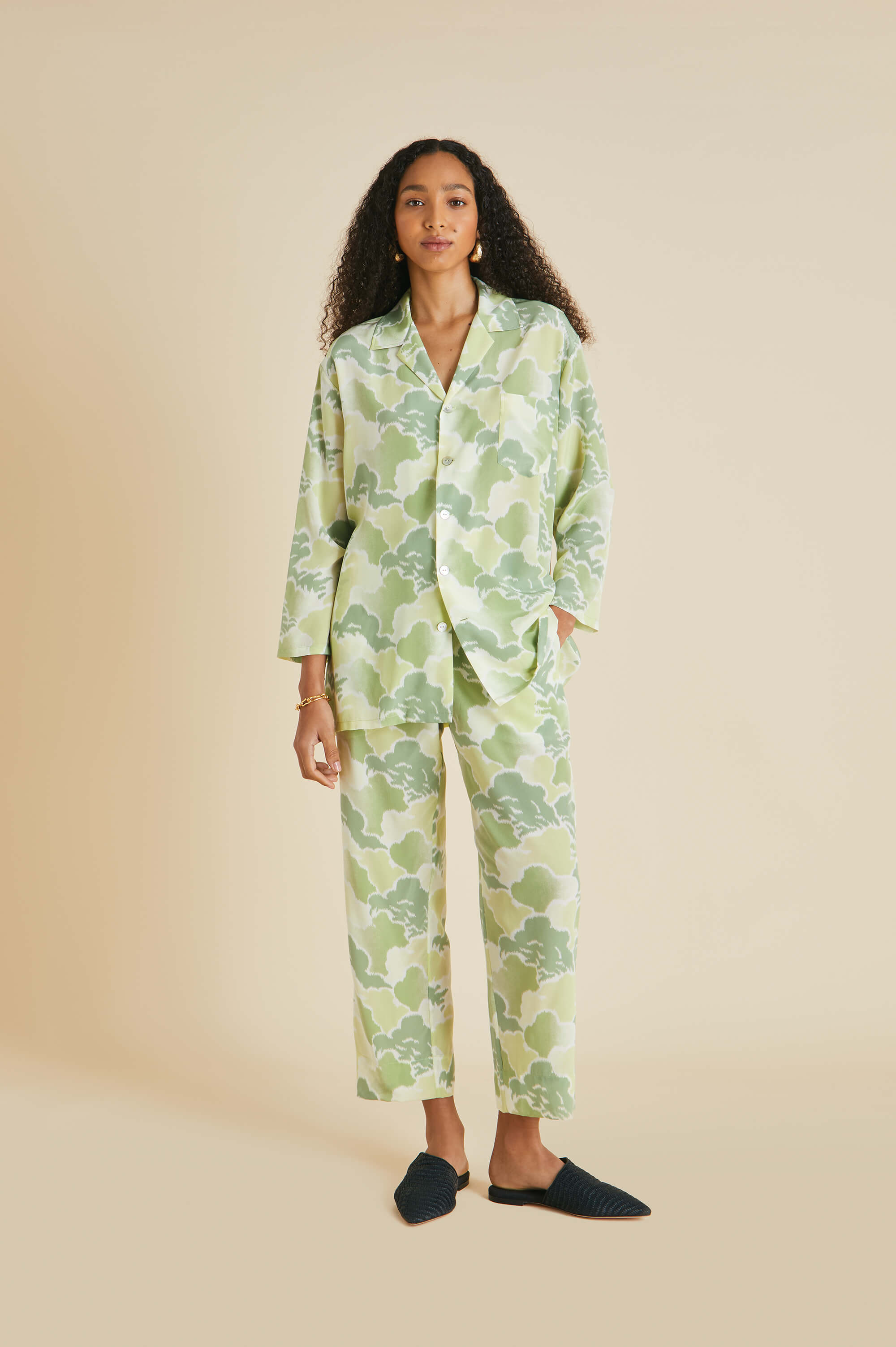 Olivia von halle pajamas on sale sale