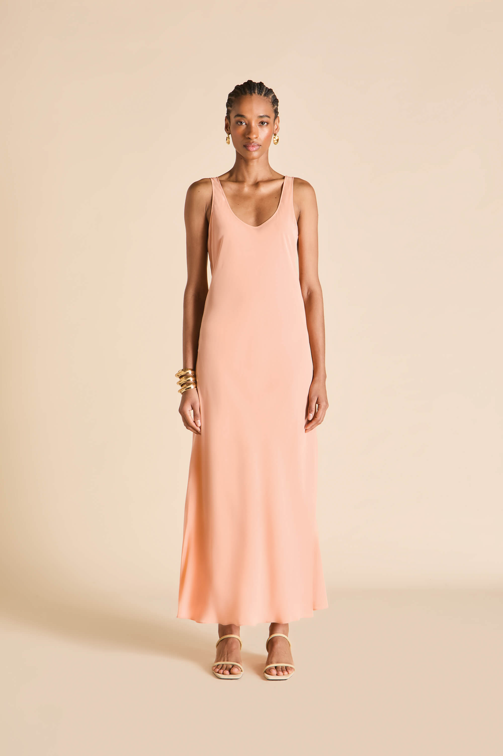 【Olivia von Halle】ベルベット ミディワンピース ナイトドレス Olivia von Halle | Midi Dresses