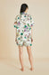 Ingo Aura Ivory Floral Pajamas in Silk Twill