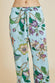 Lila Ceres Blue Floral Silk Satin Pajamas