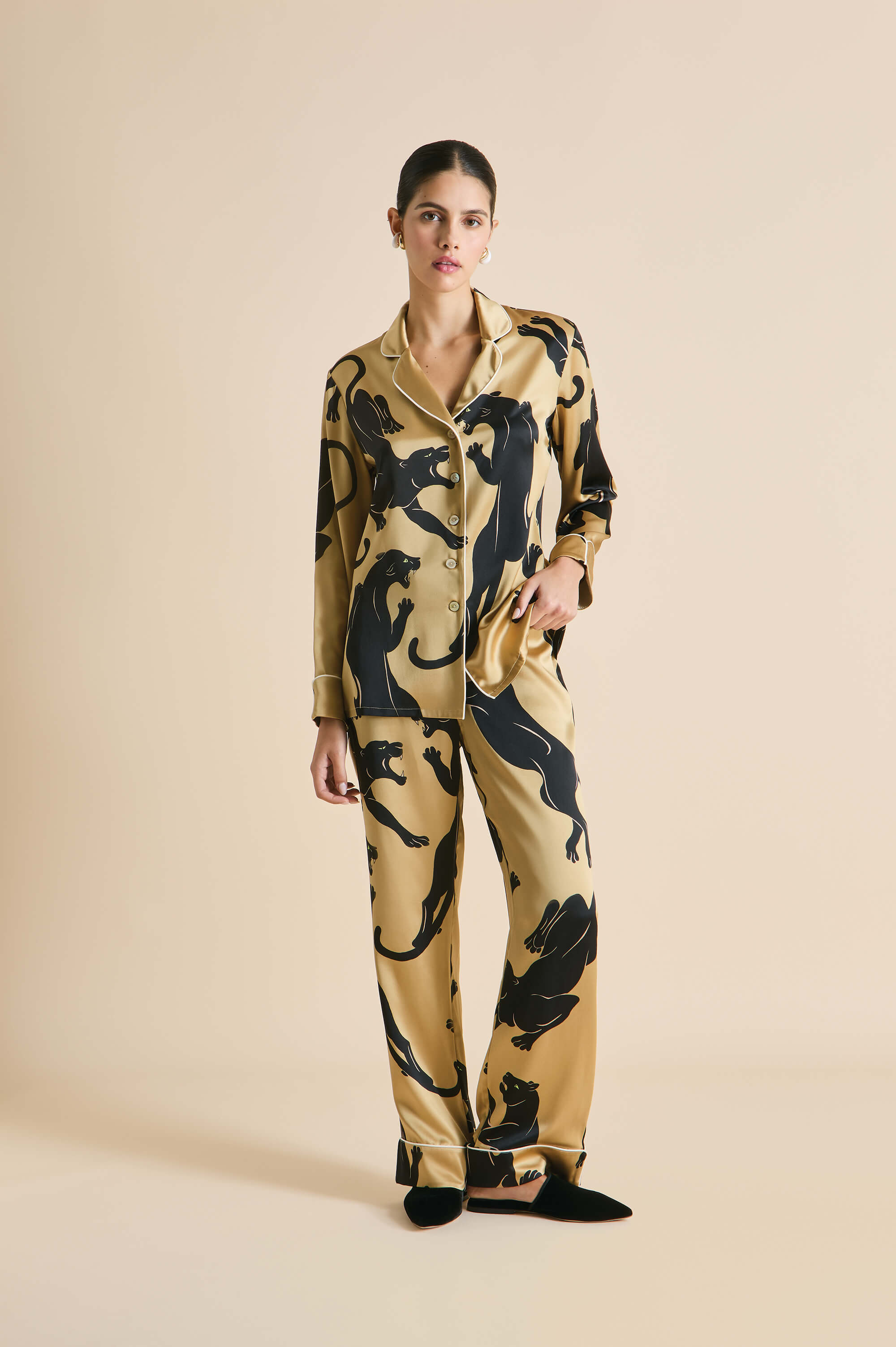 Olivia von halle silk pyjamas sale