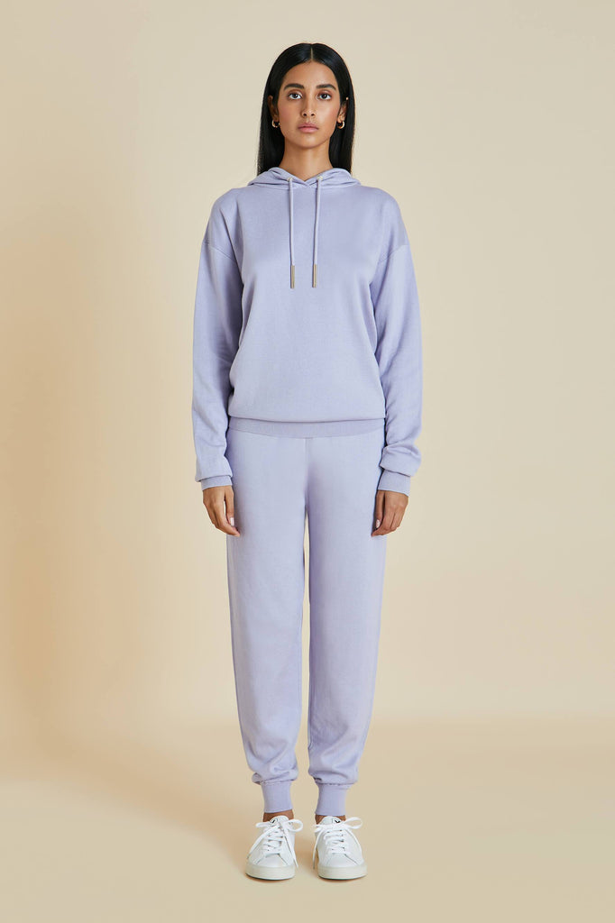 Gia Capri Silk-Cashmere Tracksuit