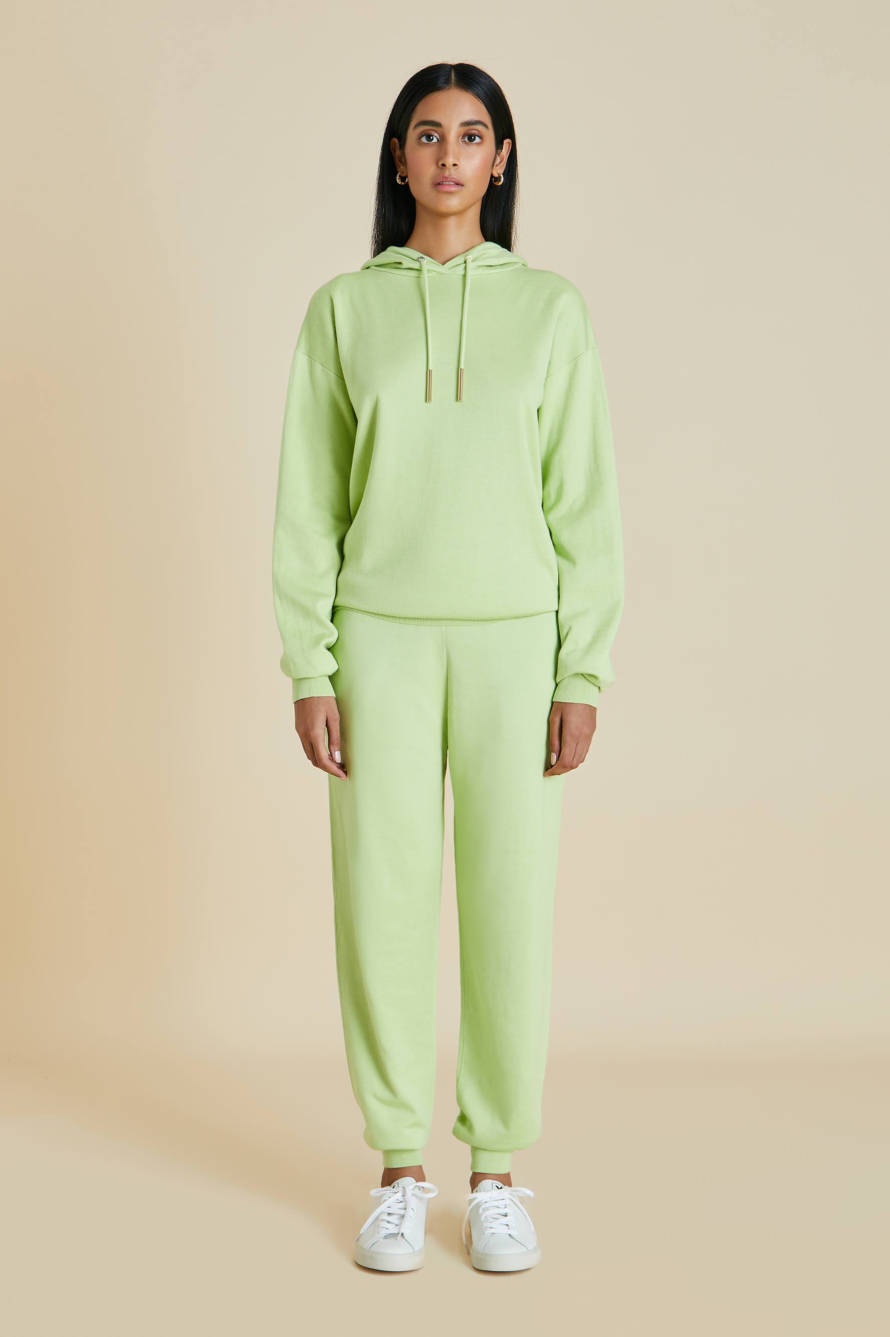 Gia Ibiza Silk-Cashmere Tracksuit