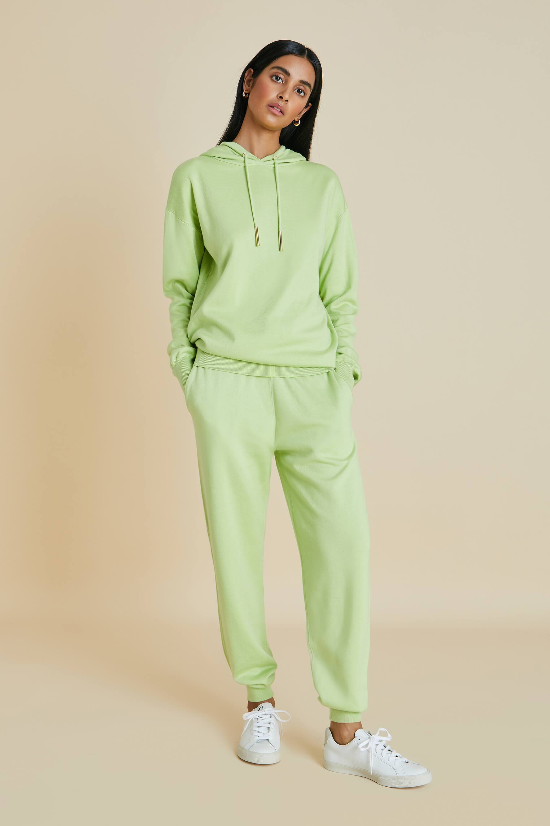 Gia Ibiza Silk-Cashmere Tracksuit