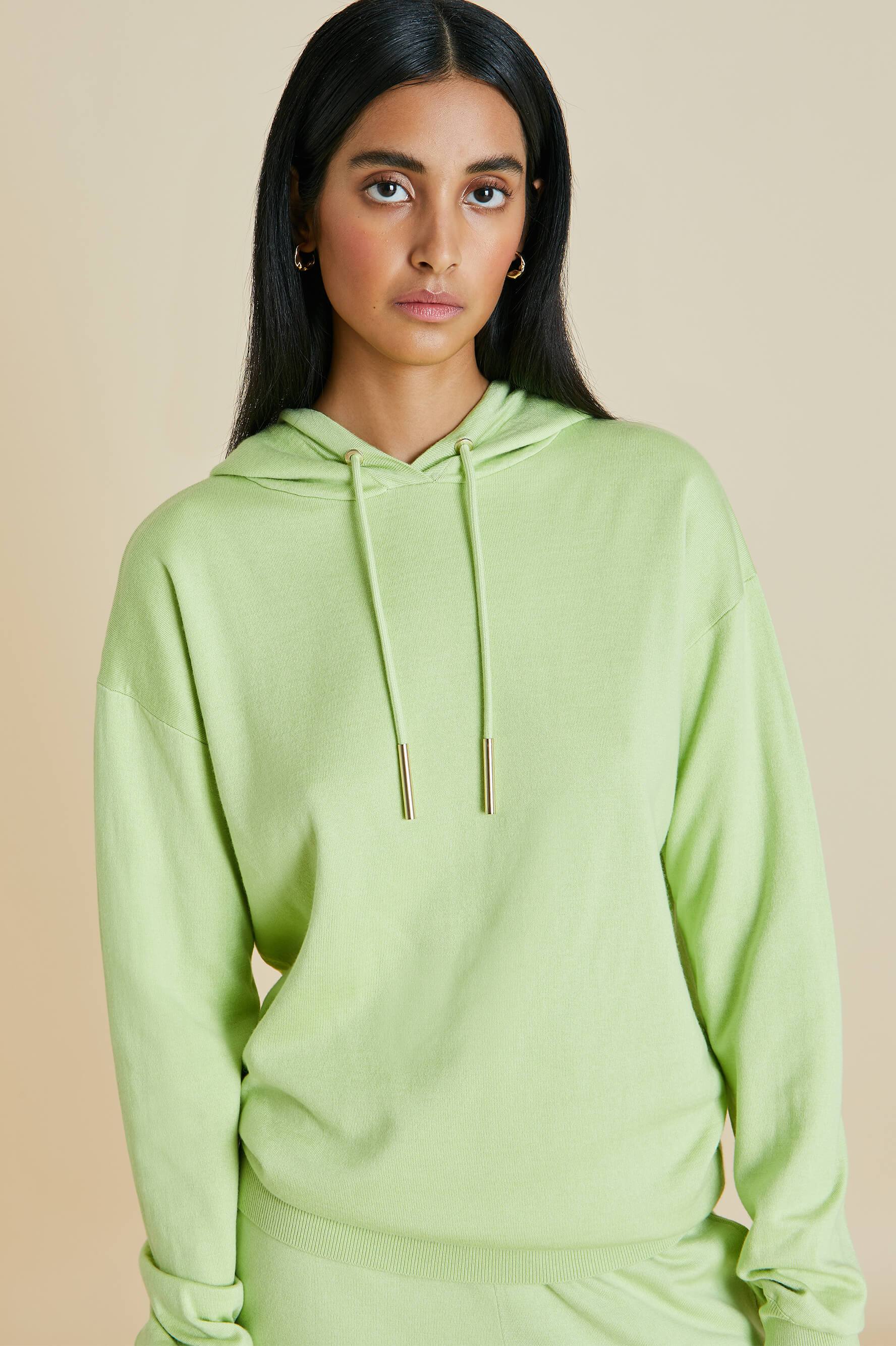 Gia Ibiza Silk-Cashmere Tracksuit