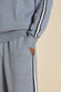 Missy London Gray Tracksuit in Silk-Cashmere