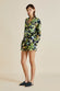 Alba Alkonist Black Floral Silk Satin Pajamas