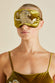 Audrey August Gold Embellished Silk Velvet Eye Mask