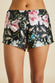 Bella Esme Black Floral Silk Satin Camisole Set