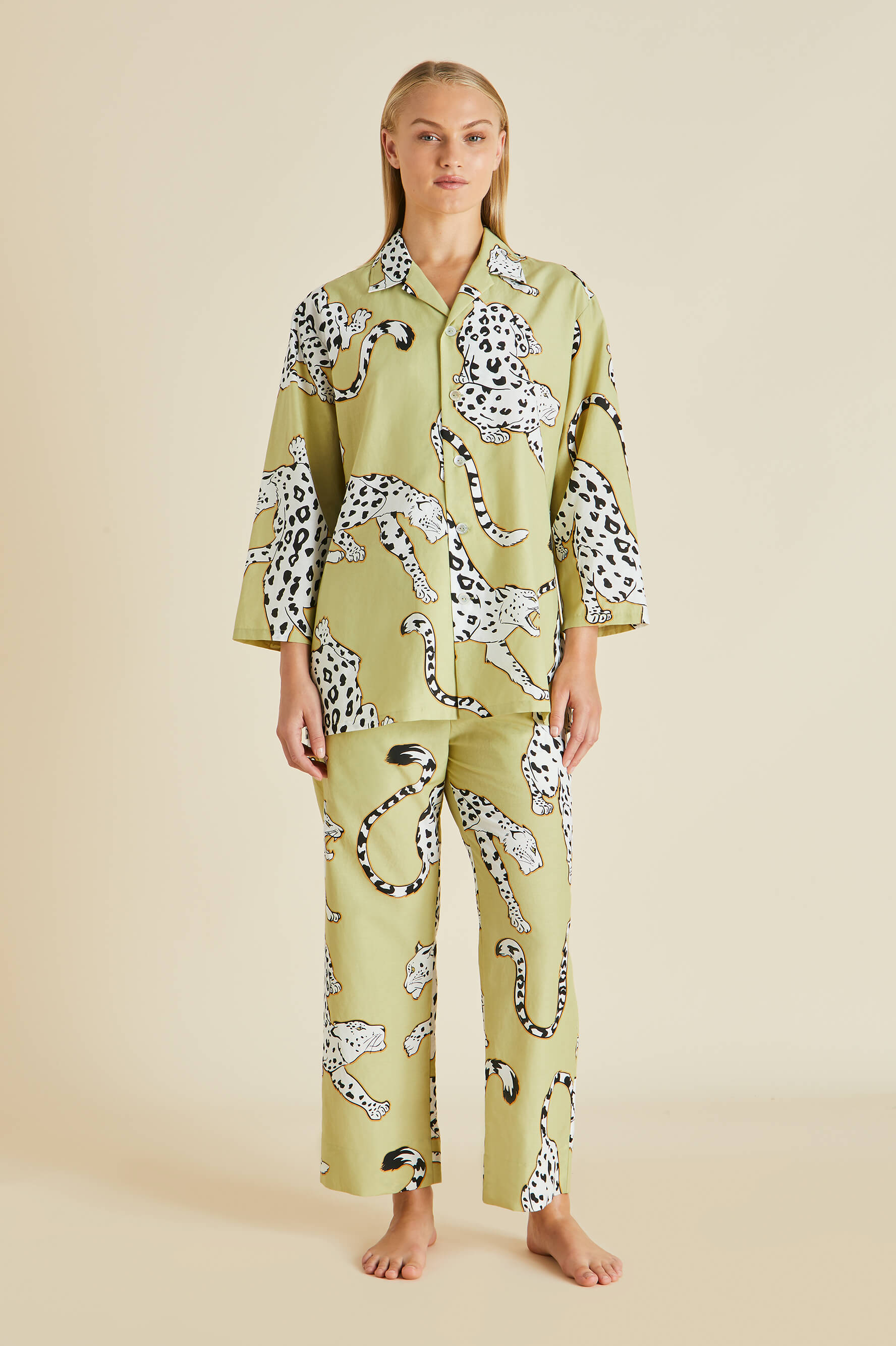 Luxe Pima Evergreen Pajama Set