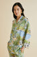 Casablanca Pablo Green Palm Silk Crêpe de Chine pajamas