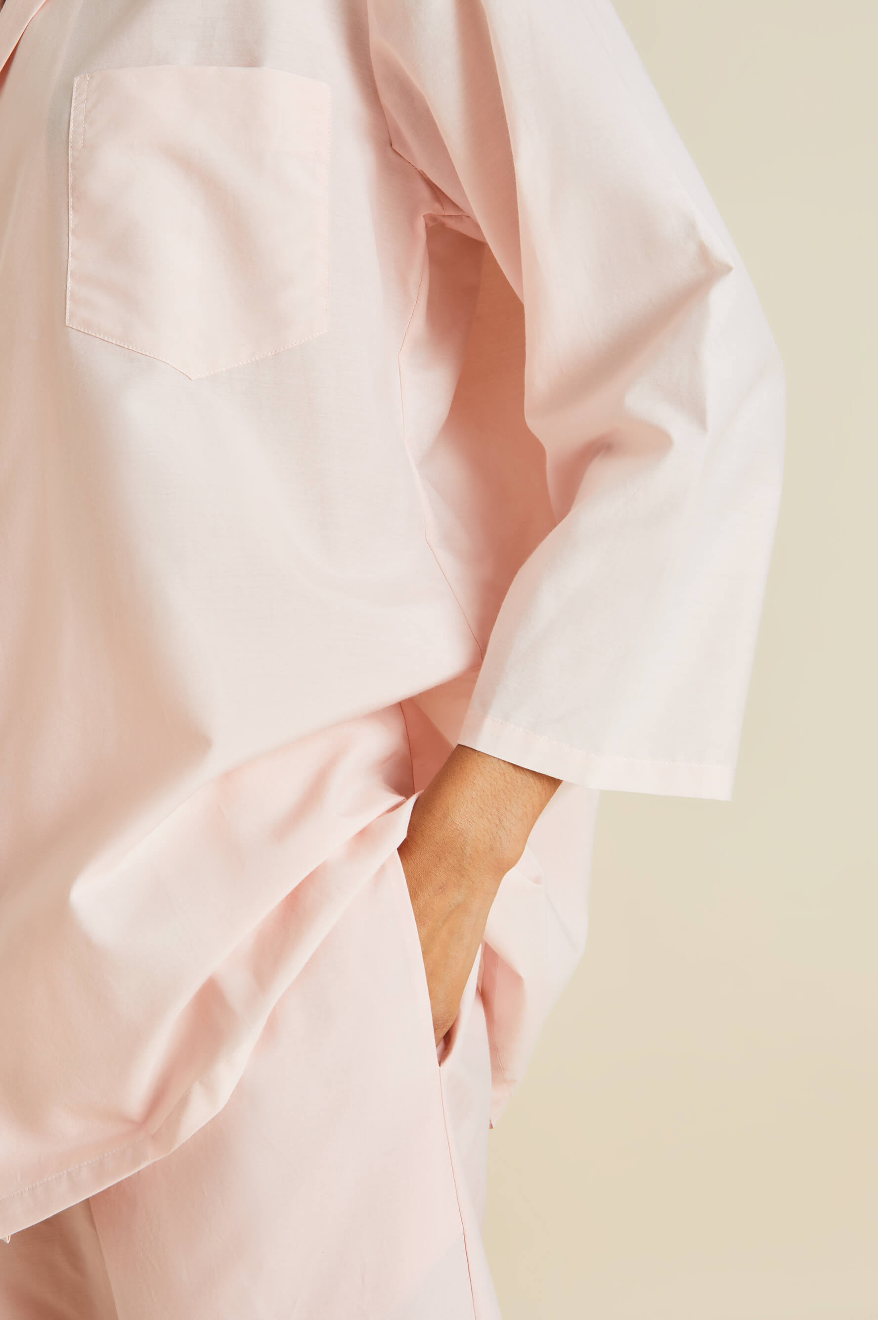 Casablanca Pink Cotton-Silk Pajamas