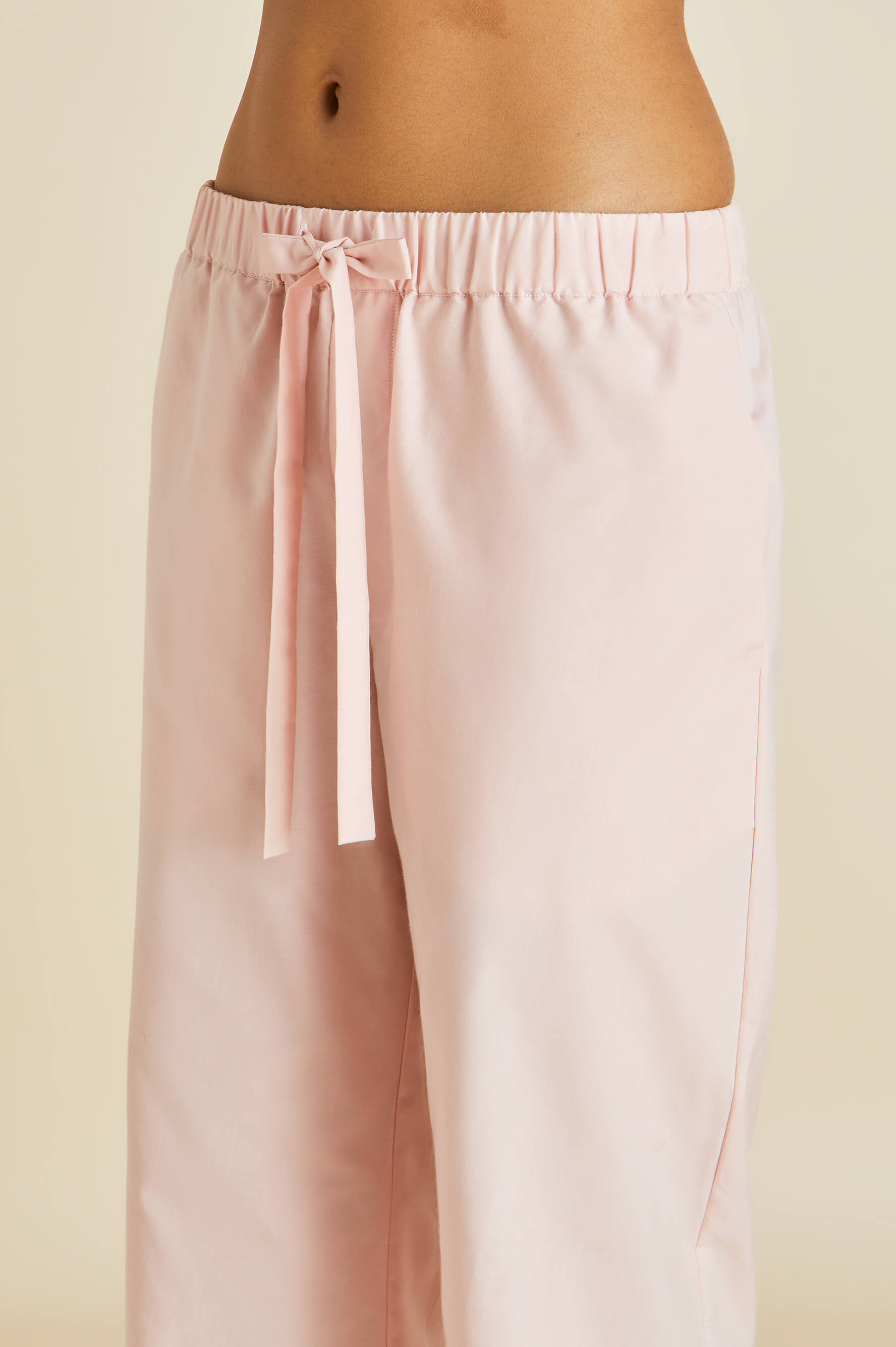 Casablanca Pink Pajamas in Cotton-Silk