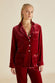 Coco Port Red Pajamas in Silk Velvet