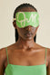 Beauvoir Green Signature Silk Twill Eye Mask