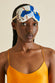 Feliu Cream Floral Silk Satin Eye Mask