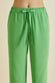 Fifi Green Silk Crêpe de Chine pajamas