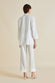 Fifi Ivory White Pajamas in Silk Satin