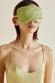 Mirage Green Geometric Silk Satin Eye Mask