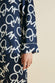 Lila Brigitte Navy Signature Silk Satin pajamas