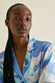 Lila Juliette Blue Dove Silk Satin pajamas