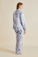 Lila Verandah Lilac Mountainscape Silk Satin Pajamas