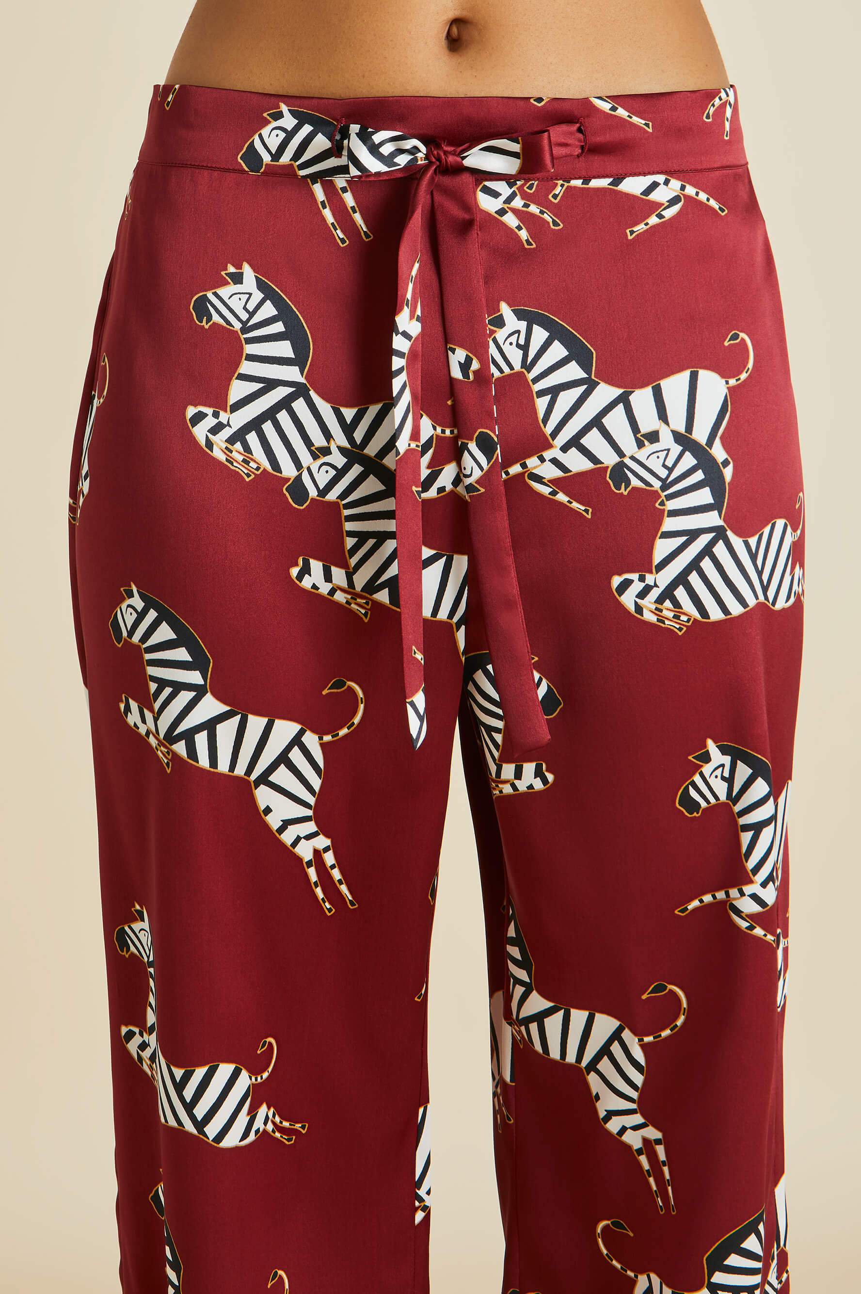 Q014 Pink Zebra Summer Women Short Sleeves Short Pants Pajamas Set