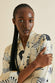 Mimi Demy Cream Zebra Silk Satin Robe