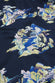 Poppy Voyage Navy Mountainscape Silk Satin Nightshirt