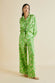 Wolfe Beauvoir Green Signature Silk Twill pajamas