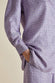 Wolfe Horizon Lilac Geometric Silk Twill Pajamas