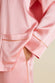 Yves Pink Silk Satin Pajamas